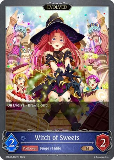 [GFD02-062EN](B) Witch of Sweets (Evolved)