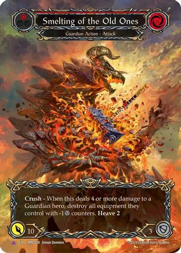 [FAB17 1st][MPG-028](MV) Smelting of the Old Ones (Cold Foil)