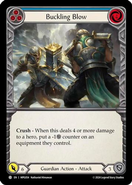 [FAB17 1st][MPG-054](C) Buckling Blow (Blue)