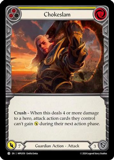 [FAB17 1st][MPG-059](C) Chokeslam (Yellow)