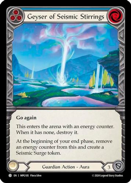 [FAB17 1st][MPG-105](C) Geyser of Seismic Stirrings (Blue) (Rainbow Foil)