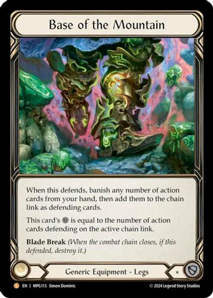 [FAB17 1st][MPG-113](L) Base of the Mountain (Rainbow Foil)