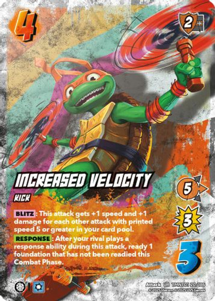[TMNT01-020/186](UR) Increased Velocity (Foil)
