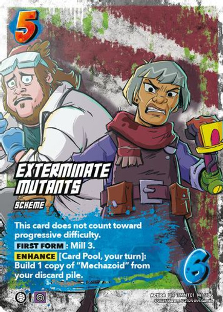 [TMNT01-141/186](UR) Exterminate Mutants (Foil)