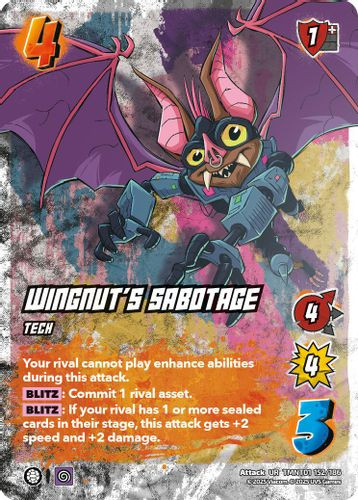 [TMNT01-152/186](UR) Wingnut's Sabotage (Foil)
