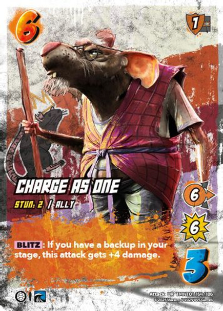 [TMNT01-164/186](UR) Charge as One (Foil)