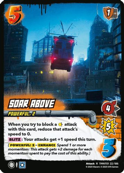 [TMNT01-022/186](R) Soar Above (Foil)