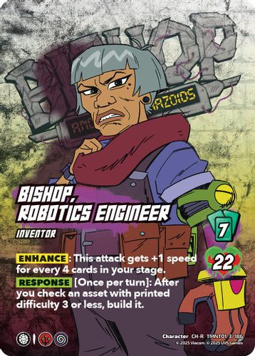 [TMNT01-003/186](CH-R) Bishop, Robotics Engineer