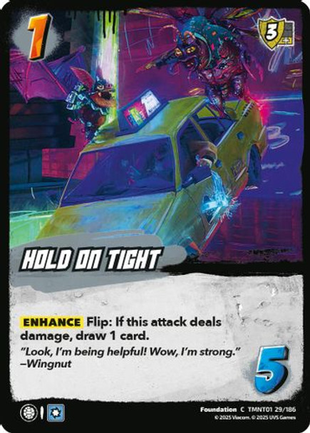[TMNT01-029/186](C) Hold on Tight