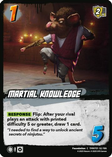 [TMNT01-052/186](C) Martial Knowledge