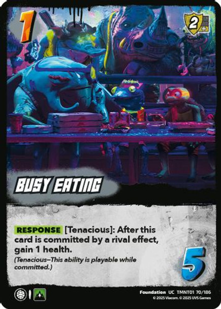 [TMNT01-070/186](UC) Busy Eating