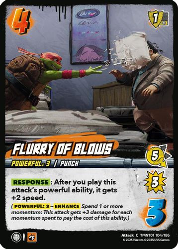 [TMNT01-104/186](C) Flurry of Blows