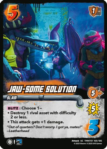 [TMNT01-169/186](UC) Jaw-some Solution
