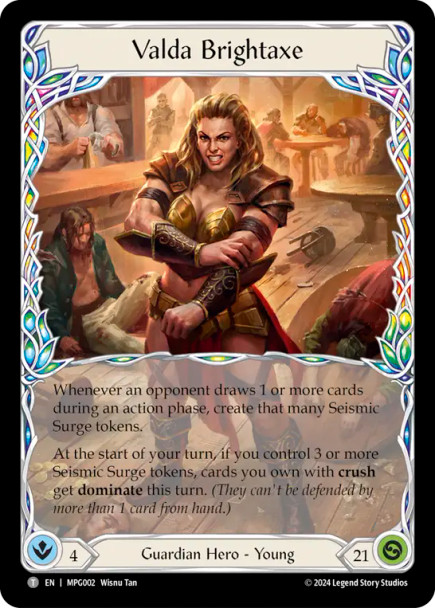 [FAB17 1st][MPG-002//003](T) Valda Brightaxe // High Riser