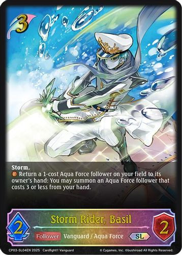 [CP03-SL04EN](SL) Storm Rider, Basil (Super Legendary)