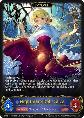 [CP03-044EN](L) Nightmare Doll, Alice (Evolved)
