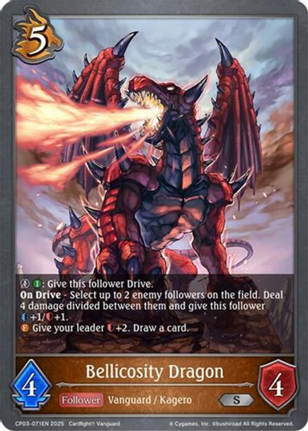 [CP03-071EN](S) Bellicosity Dragon