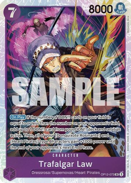 [OP12-073](SR) Trafalgar Law (Foil)