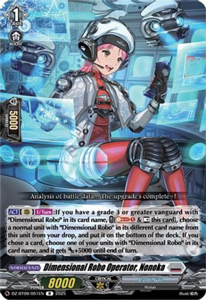 [DZ-BT09/051EN](R) Dimensional Robo Operator, Nonoka