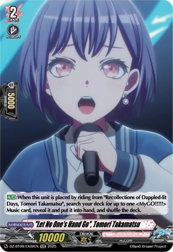 [DZ-BT09/EX02EN](EXC) "Let No One's Hand Go", Tomori Takamatsu