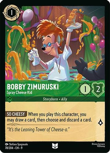 [LOR09-078/204](U) Bobby Zimuruski - Spray Cheese Kid (Foil)