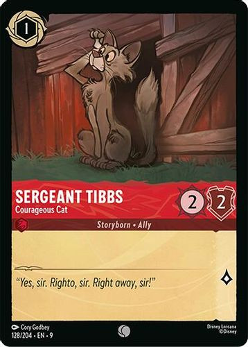 [LOR09-128/204](C) Sergeant Tibbs - Courageous Cat (Foil)