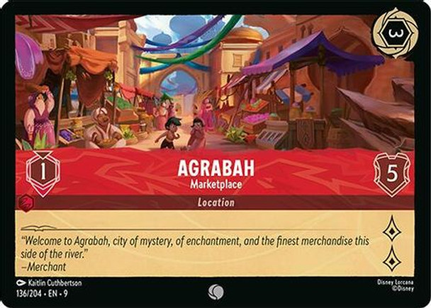 [LOR09-136/204](C) Agrabah - Marketplace (Foil)