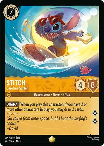 [LOR09-024/204](L) Stitch - Carefree Surfer