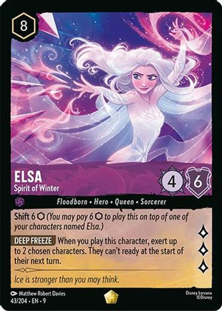 [LOR09-043/204](L) Elsa - Spirit of Winter