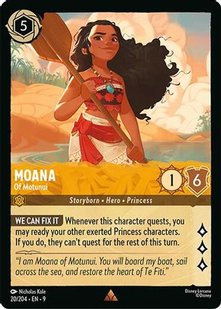 [LOR09-020/204](R) Moana - Of Motunui (Foil)