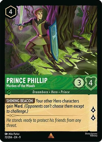 [LOR09-072/204](R) Prince Phillip - Warden of the Woods (Foil)