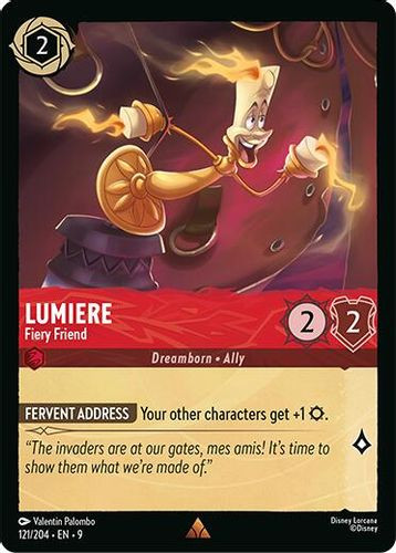[LOR09-121/204](R) Lumiere - Fiery Friend (Foil)