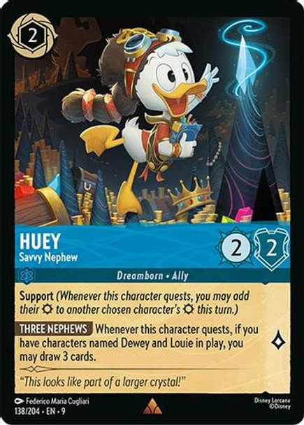 [LOR09-138/204](R) Huey - Savvy Nephew (Foil)