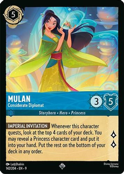 [LOR09-142/204](SR) Mulan - Considerate Diplomat (Foil)