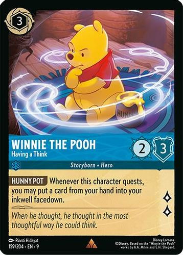[LOR09-159/204](R) Winnie the Pooh - Having a Think (Foil)