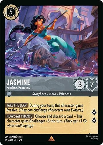 [LOR09-178/204](R) Jasmine - Fearless Princess (Foil)
