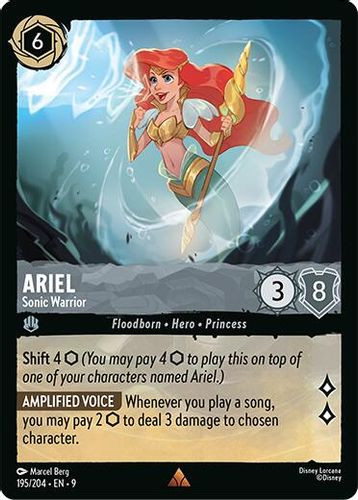 [LOR09-195/204](R) Ariel - Sonic Warrior (Foil)