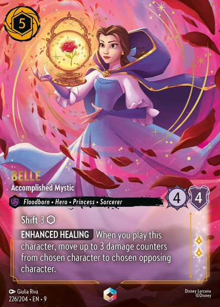 [LOR09-226/204](E) Belle - Accomplished Mystic (Enchanted) (Foil)