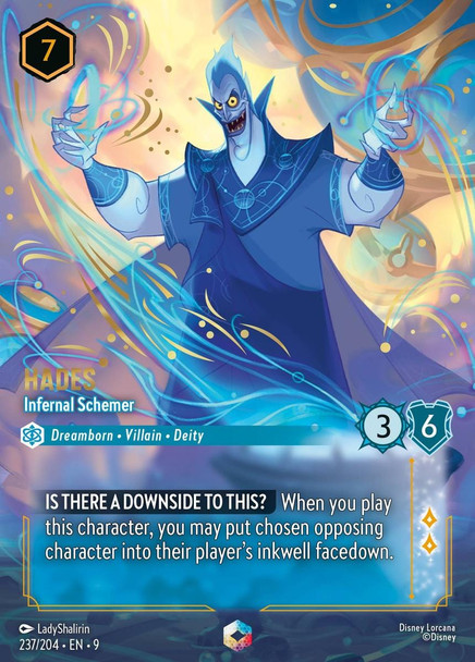 [LOR09-237/204](E) Hades - Infernal Schemer (Enchanted) (Foil)