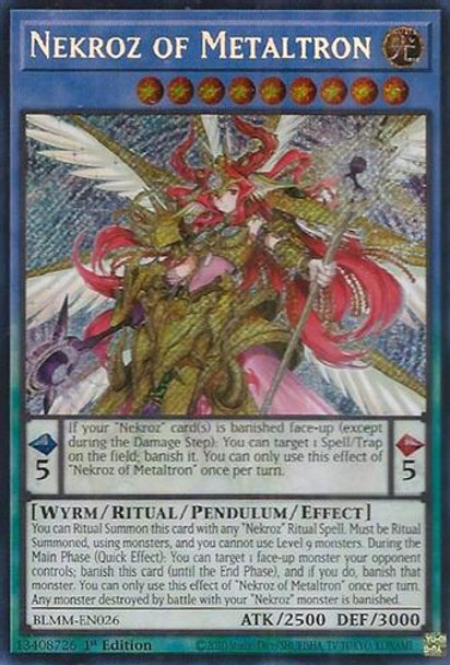 [BLMM-EN026] Nekroz of Metaltron (Secret Rare)<1st>