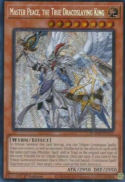 [BLMM-EN127] Master Peace, the True Dracoslaying King (Secret Rare)<1st>