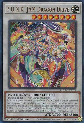 [BLMM-EN078] P.U.N.K. JAM Dragon Drive (Ultra Rare)<1st>