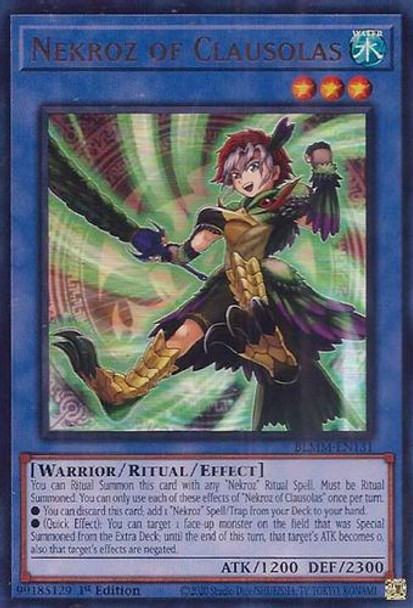 [BLMM-EN131] Nekroz of Clausolas (Ultra Rare)<1st>