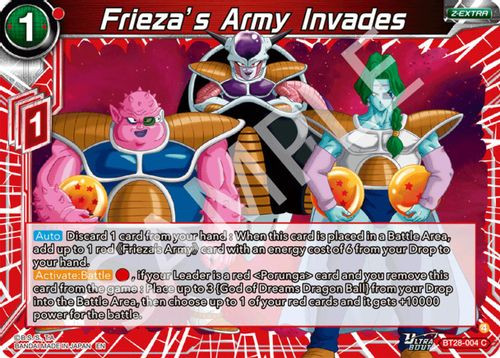 [BT28-004](C) Frieza's Army Invades