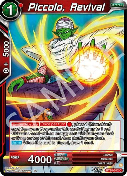 [BT28-012](C) Piccolo, Revival