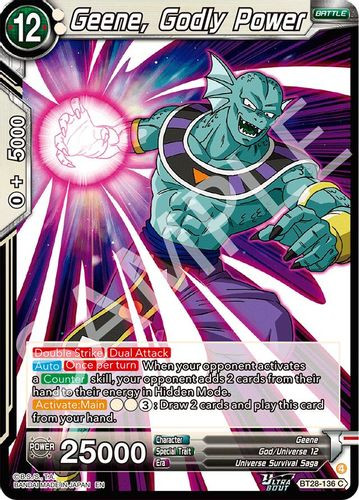 [BT28-136](C) Geene, Godly Power