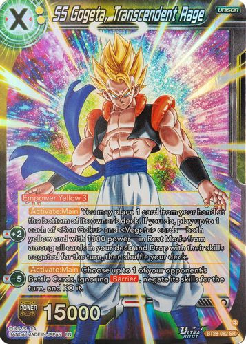 [BT28-082](SR) SS Gogeta, Transcendent Rage (Foil)