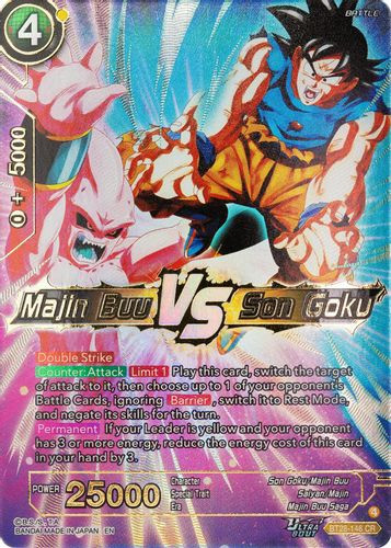 [BT28-146](CR) Majin Buu VS Son Goku (Foil)