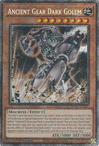 [MP25-EN003] Ancient Gear Dark Golem (Starlight Rare)<1st>