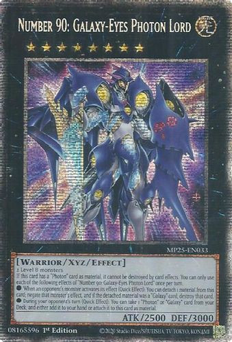 [MP25-EN033] Number 90: Galaxy-Eyes Photon Lord (Starlight Rare)<1st>